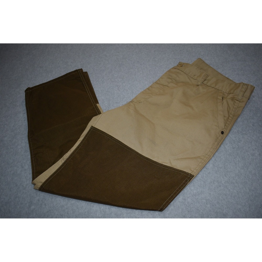 Saftbak Jim Catfish Hunter Best Hunting Pants Mens 42 x 32 Tan Brown Brush Chaps